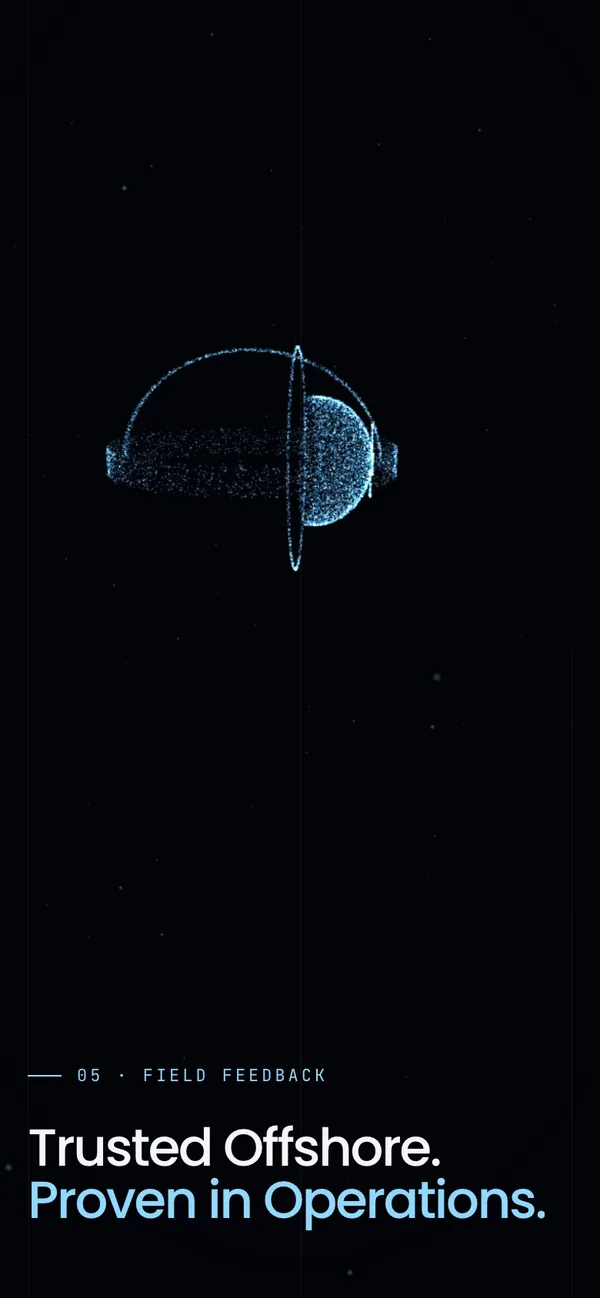 Deepsea Networks website - mobile screen 3