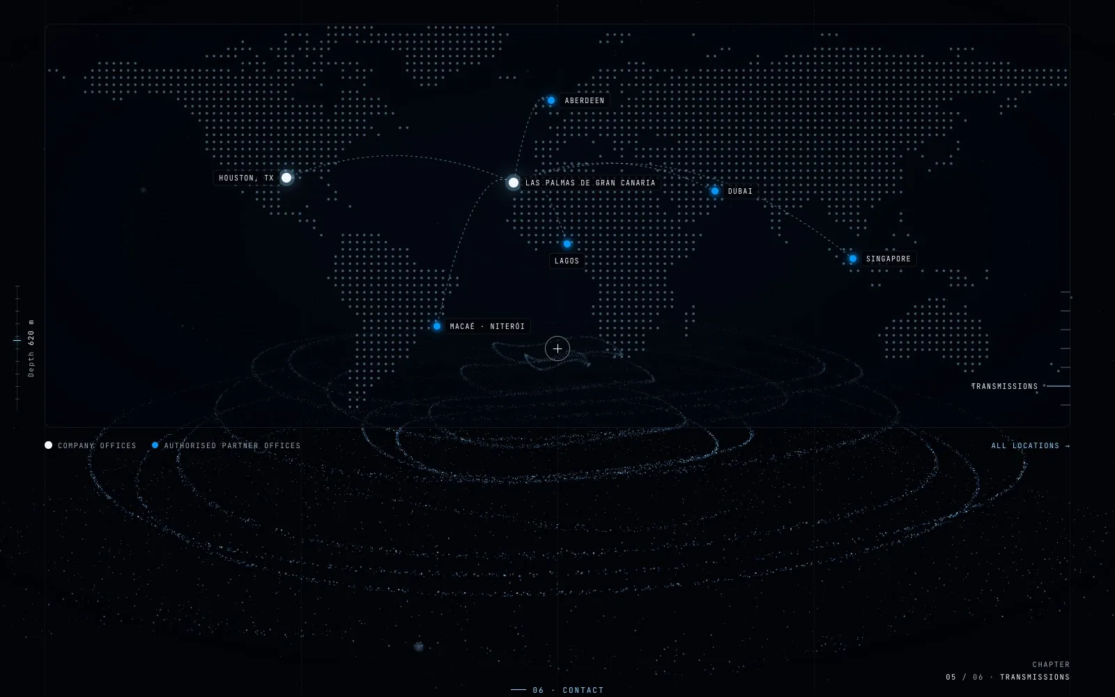 Deepsea Networks website - desktop screen 4