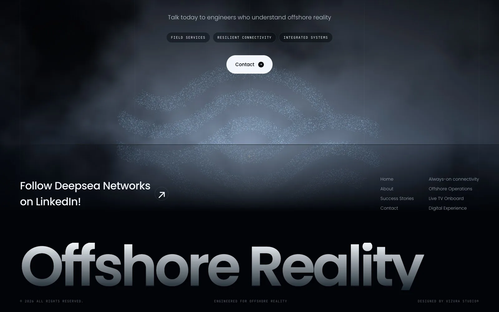 Deepsea Networks website - desktop screen 5