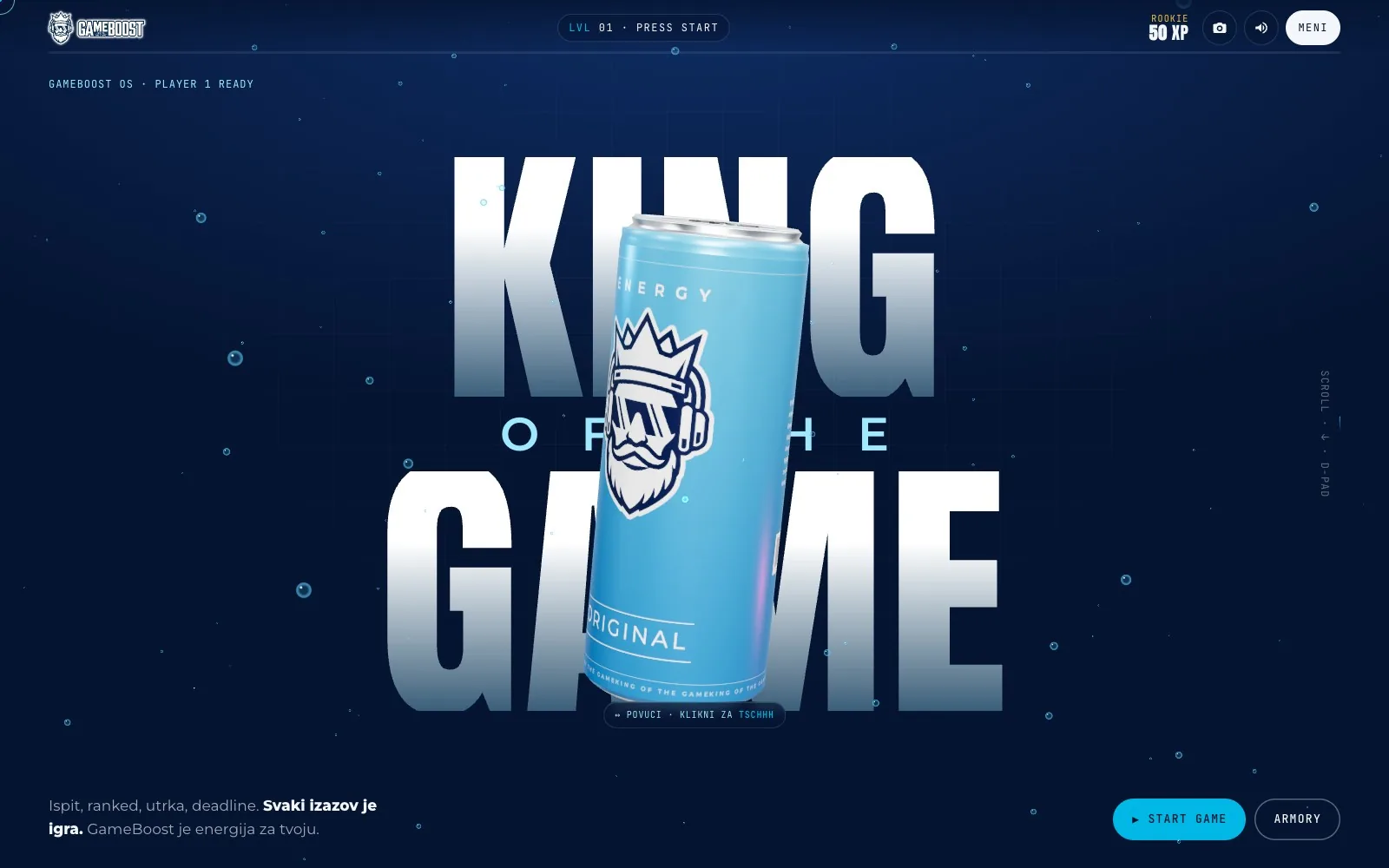 GameBoost Energy live preview