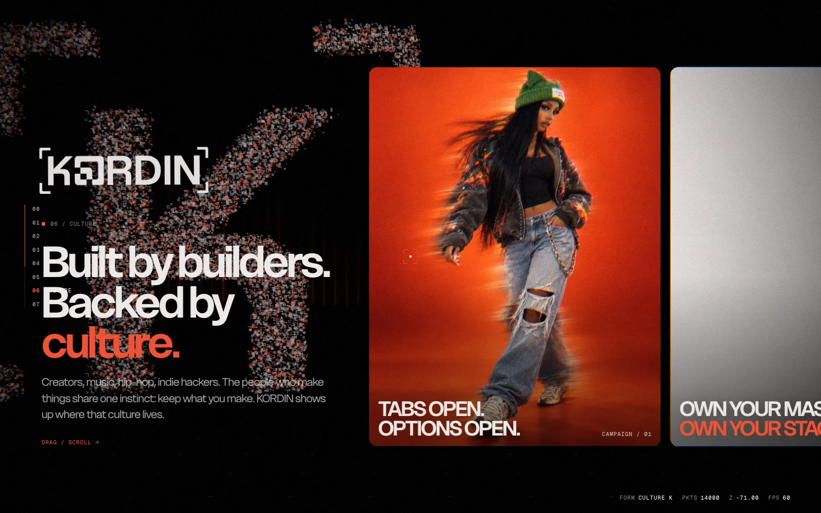 KORDIN® website - desktop screen 4
